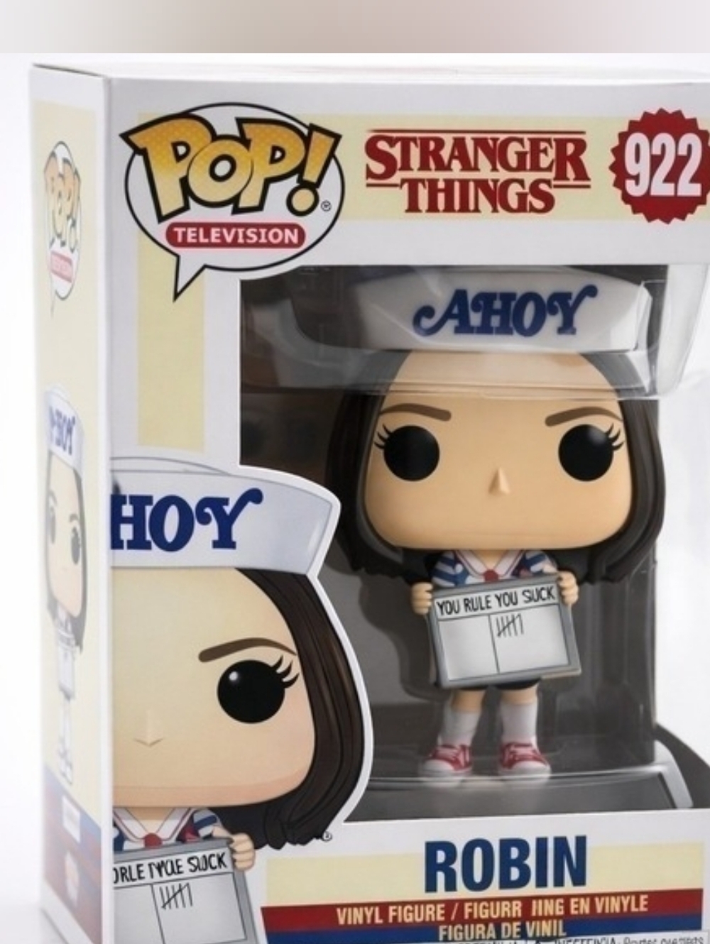 Funko Pop Stranger Things Robin 922 Vinyl Figure Sailor Outfit AHOY